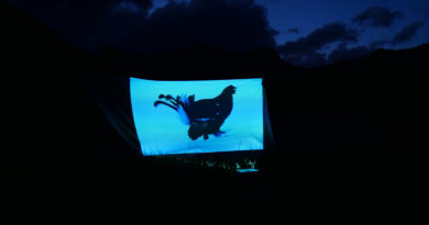Retour sur les Projections film Ecotraversée de Belledonne en plein air et en refuges